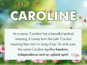 spiritual meaning of name caroline