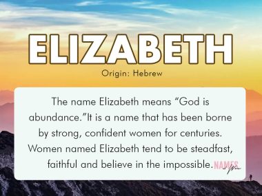 elizabeth name meaning